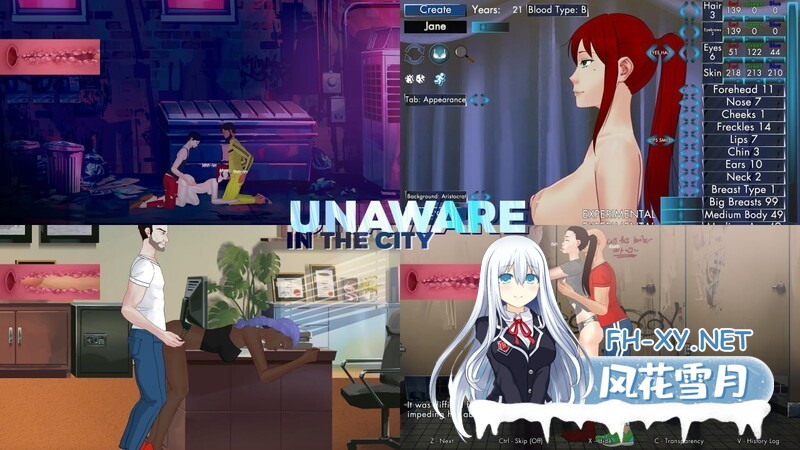 [沙盒SLG/NTR/动态/机翻汉化]城市中的无意识者/Unaware in the City[Ver39a][双端/1.40G]-4.jpg