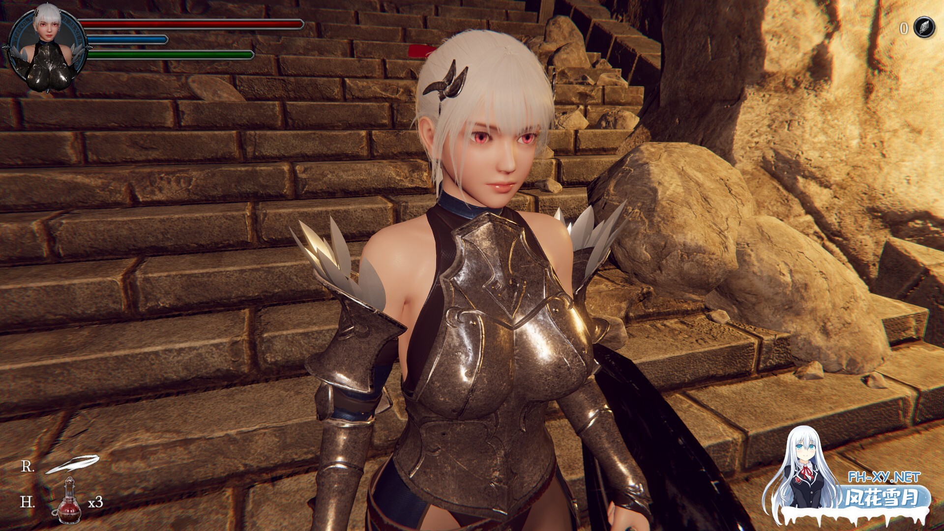 [3D/ACT/STEAM官中/巨乳/步兵/动态][RJ01164719/こねこぼくし社团]地下城的女骑士/地下城の女騎士/The Knight Girl and Dungeons[Ver25.01.23][PC/3.40G]-9.jpg