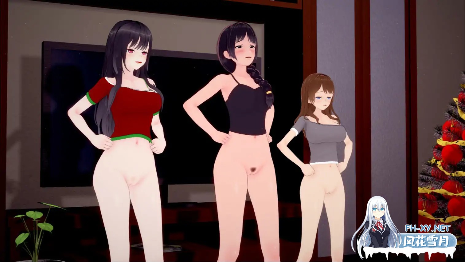 [SLG/AI汉化/乱伦/巨乳/百合/多P]平安夜/Night Before Christmas [Ver1.0][PC+安卓/1.3G]-5.jpg