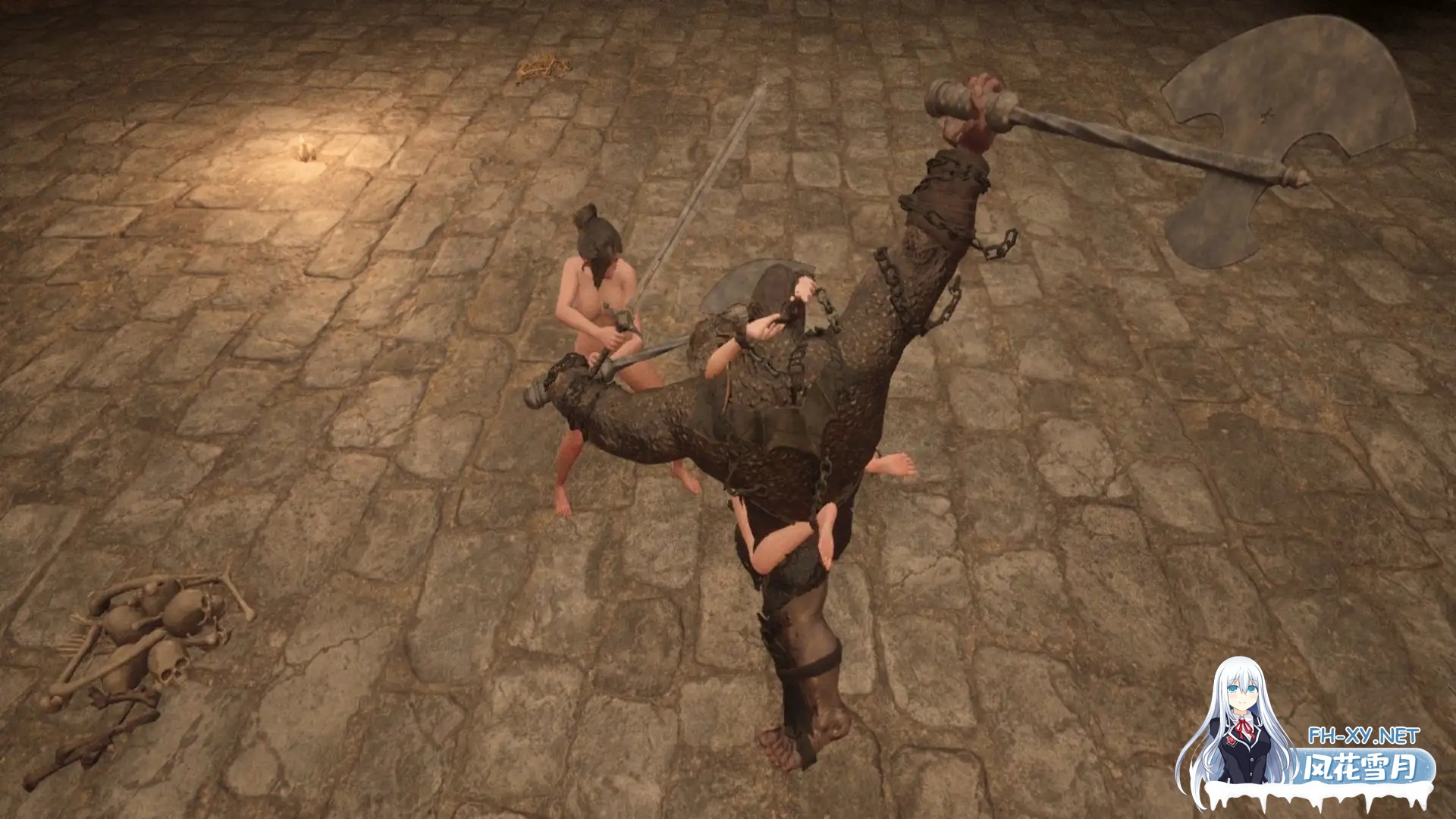 [3D互动/ACT/官中/捆绑拘束/PC]奴隶地下城深渊 奴○ダンジョンの深淵 官方中文版[3G]-17.jpg