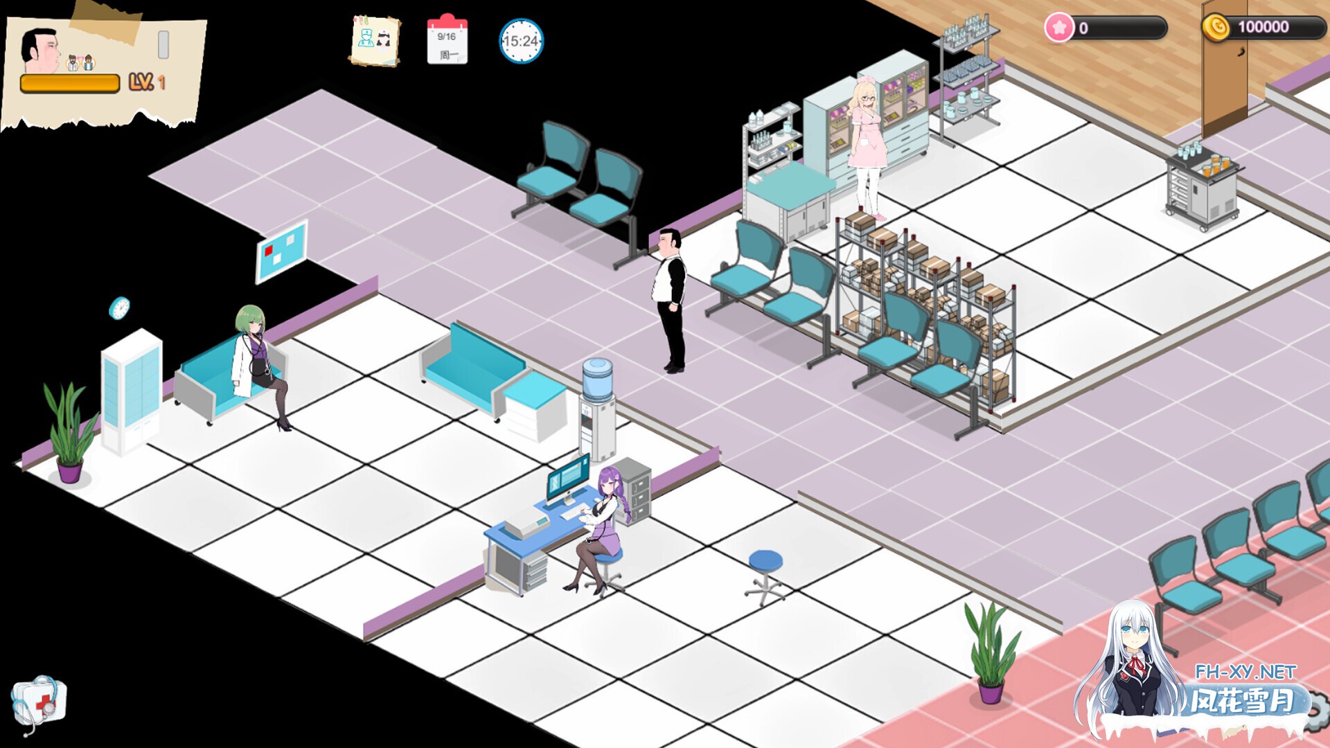 [SLG/经营/动态/STEAM官中/步兵/口交/巨乳/更新]黑山综合医院/黒山総合病院/BM General Hospital[Ver2.2.1][PC/1.80G]-5.jpg