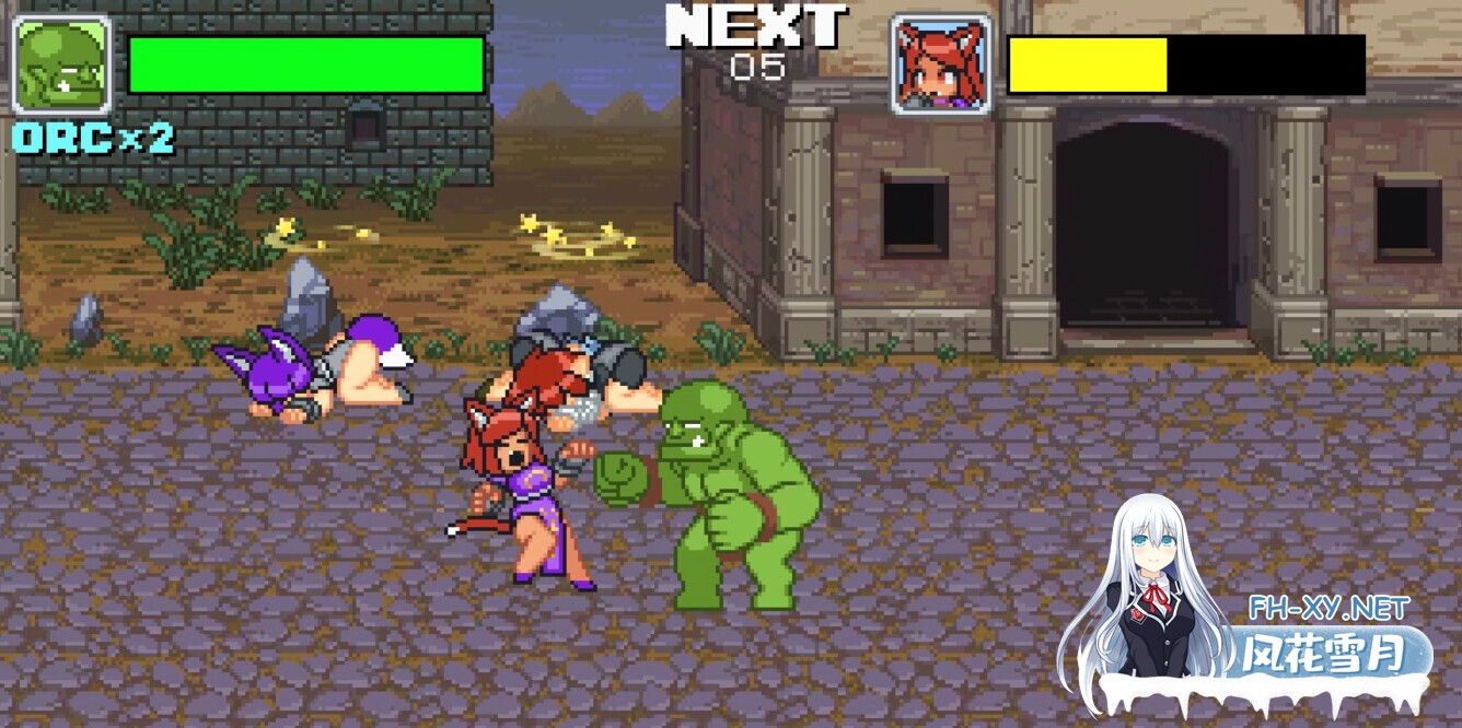 [日式ACT/中文/像素动态]魔物少女征服记 兽人战士篇 Monster Girl Conquest Records Battle Orc 官中步兵版[300M/新作]-6.jpg