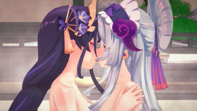 [MMD]原神 雷电将军/瑞希/神子 1080p[610m]-17.gif