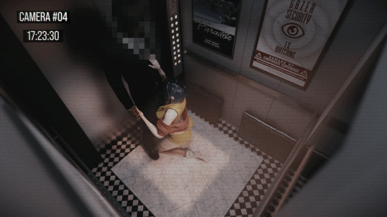 lewdgazer 3月新作：Faye 菲‧瓦伦坦 性感女神电梯内刺激性交-1.gif