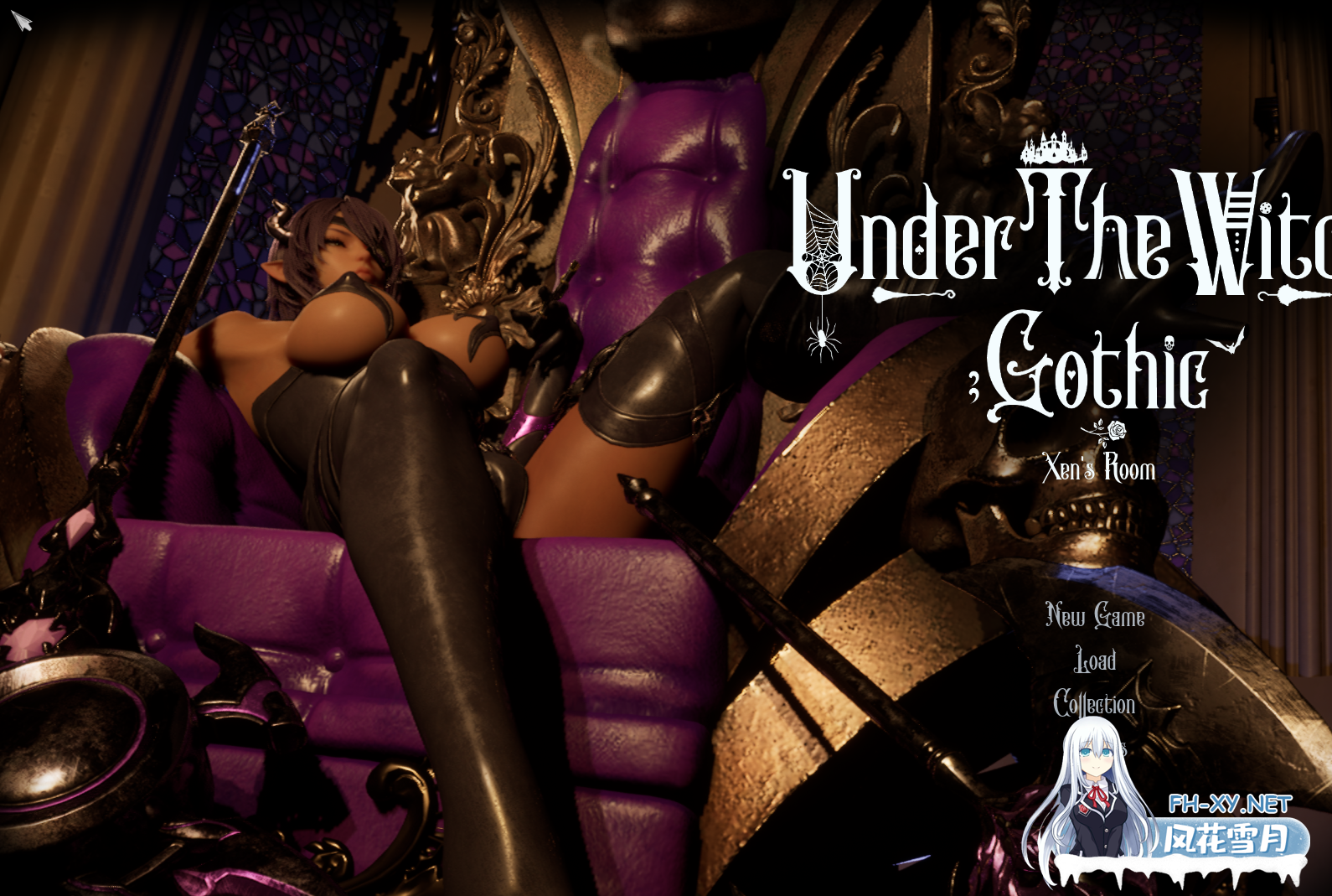 PC[3D抖M重口足控]魔女侵袭新作~泽恩的房间 Xen's Room v0.1官中动态步兵+存档[3.3G]百度/迅雷/UC/夸克-3.png